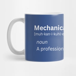 Mechanical Engineer Definition Mug